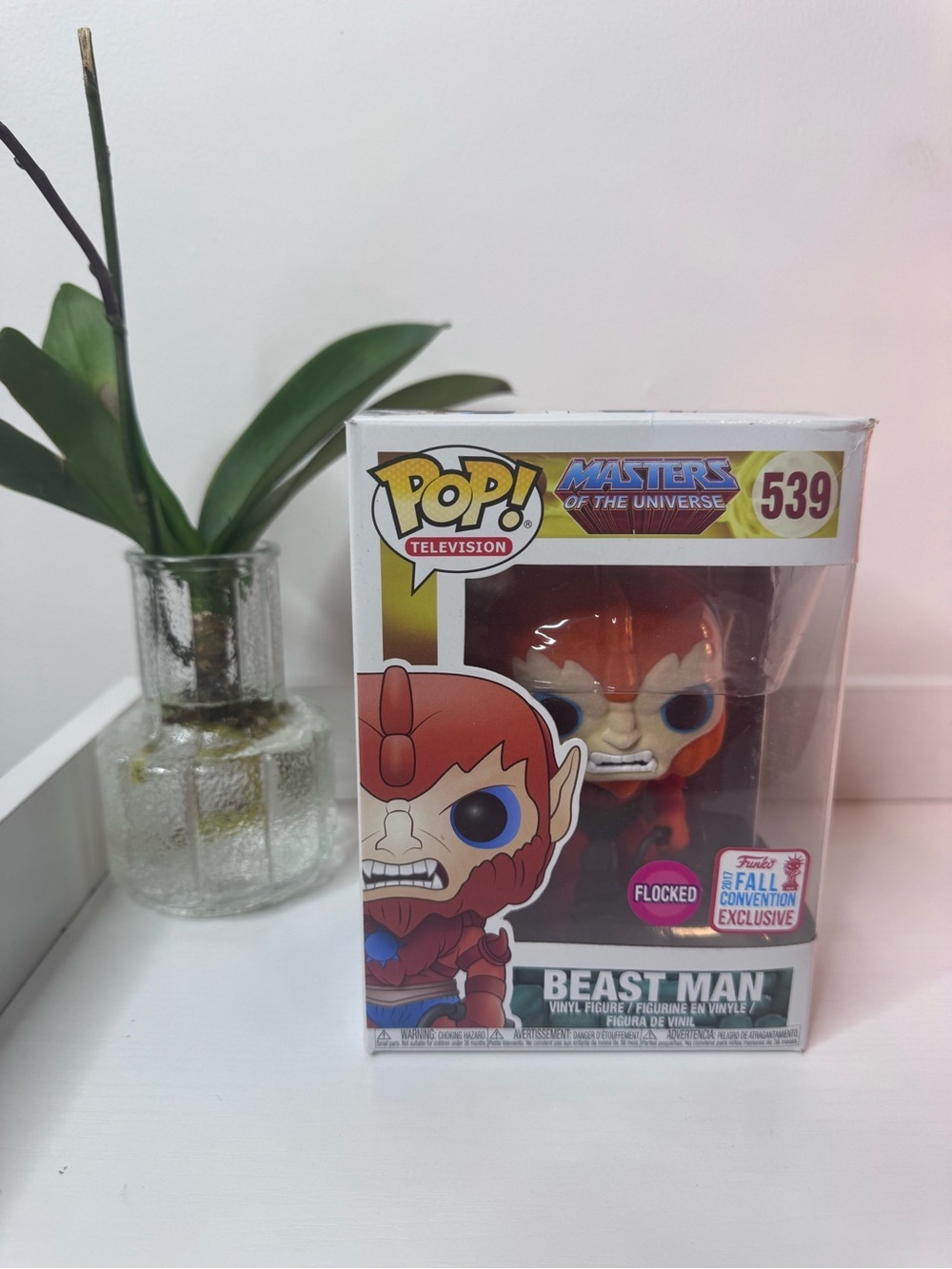 Funko Pop! Masters of the Universe Beast Man #539 flocked fall convention exc